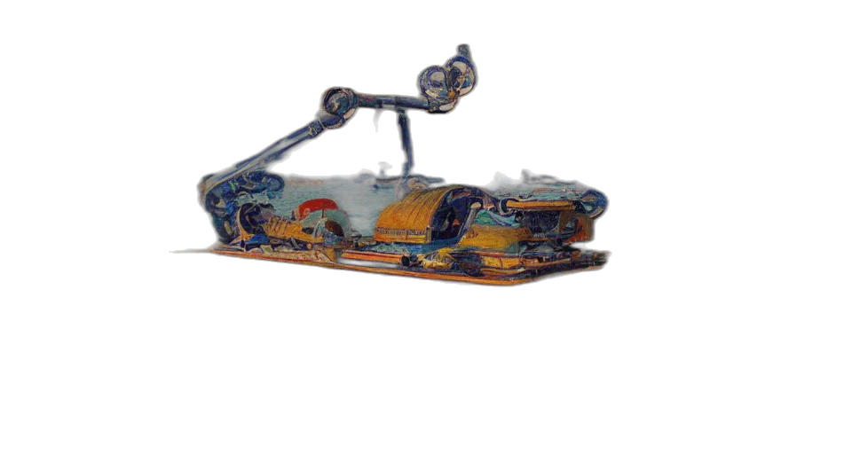 car, robot, jewelry, weapon, 3d render, underwater, detailed, close transparent PNG cut-out