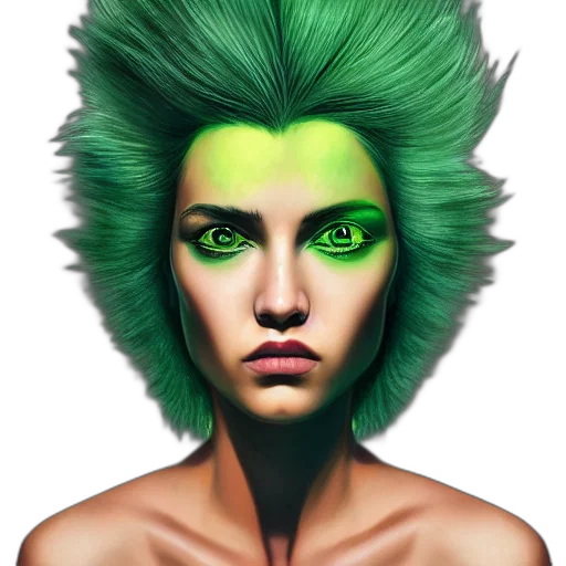 hair, face, creature, mask transparent PNG cut-out