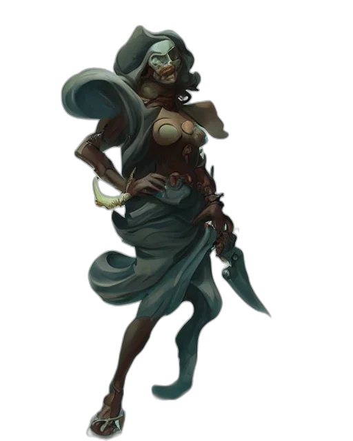 staff, creature, concept art, fantasy art transparent PNG cut-out