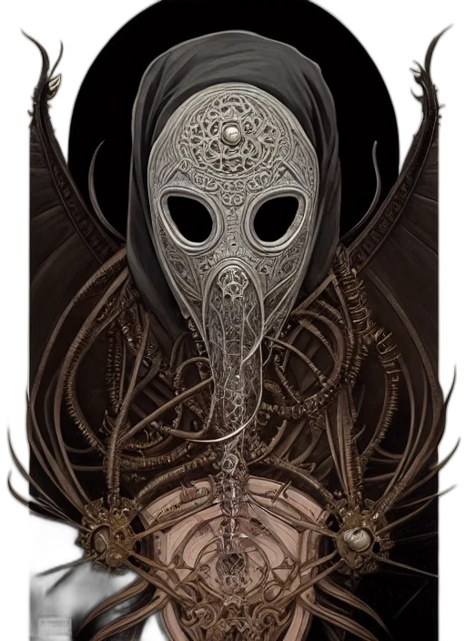 mask, face, creature, crown transparent PNG cut-out