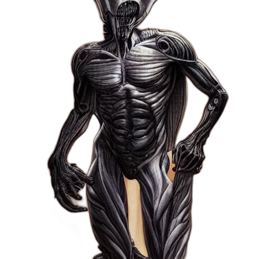 creature, robot, staff, mask, concept art, comic book art, fantasy art, 3d render transparent PNG cut-out
