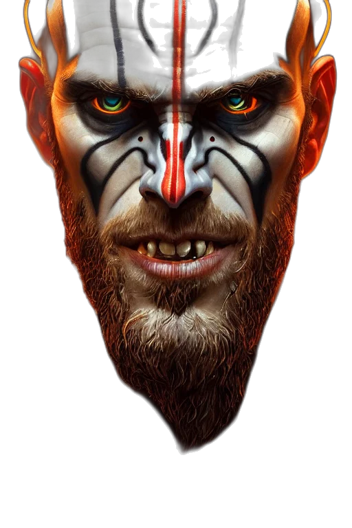 face, mask, creature, animal transparent PNG cut-out