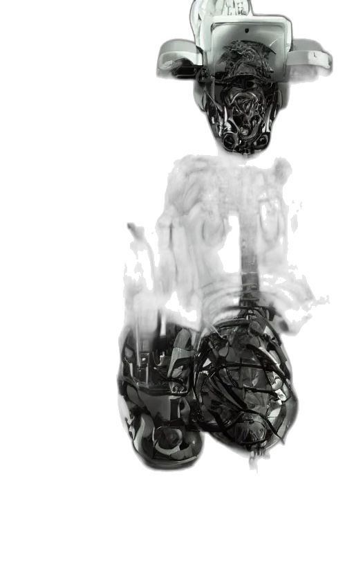 robot, mask, dress, jewelry transparent PNG cut-out