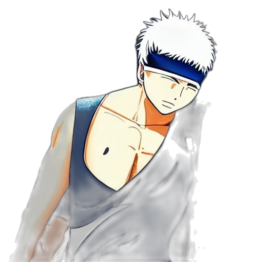 anime, pixel art, concept art, fantasy art, blue, monochrome, inside, nba transparent PNG cut-out
