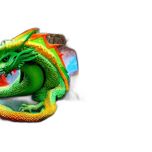 dragon, jewelry, staff, 3d render, fantasy art, concept art, pixel art, head transparent PNG cut-out