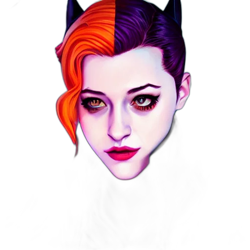 face, mask, comic book art, fantasy art transparent PNG cut-out