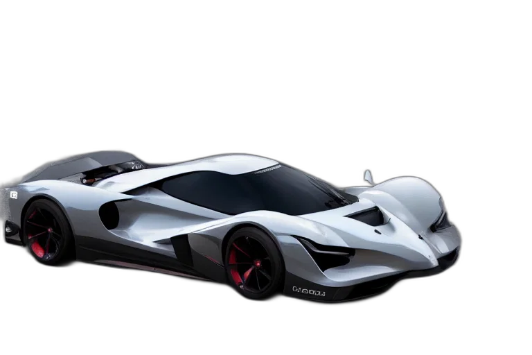 car, 3d render, concept art, photorealistic transparent PNG cut-out