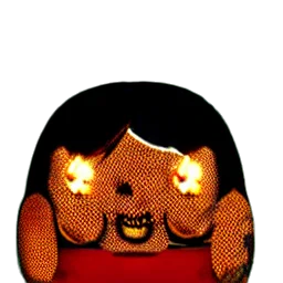 mask, face, creature, staff transparent PNG cut-out