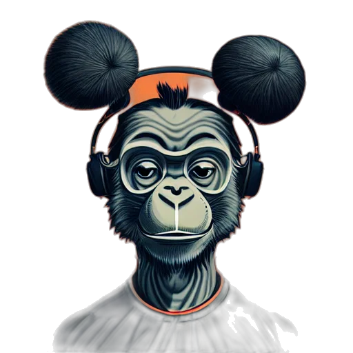 mask, animal, face, staff, concept art, photorealistic, cartoon, 3d render transparent PNG cut-out