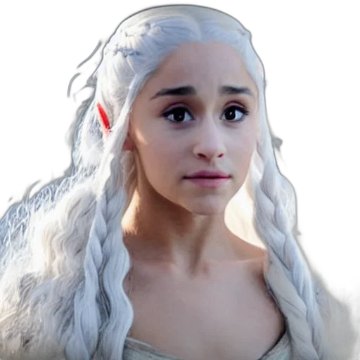 dragon, face, crown, hair transparent PNG cut-out