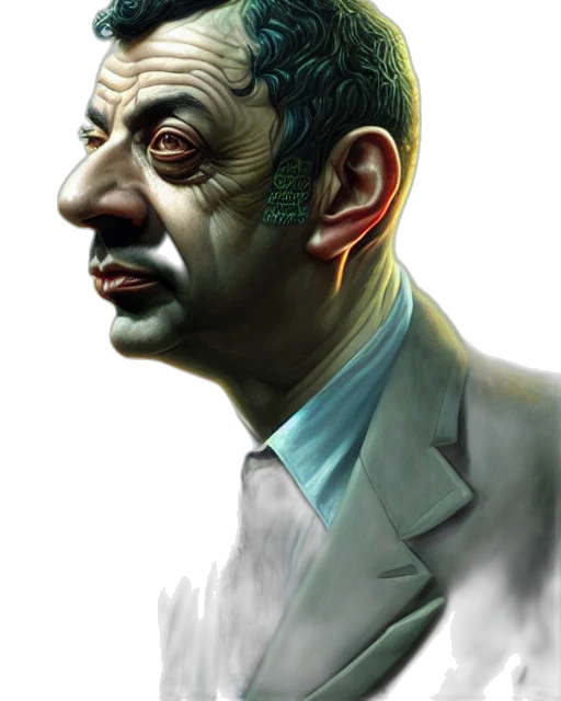 face, mask, creature, staff transparent PNG cut-out