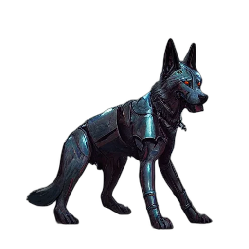 animal, staff, creature, robot transparent PNG cut-out