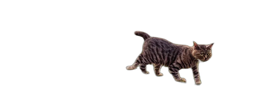 animal, creature, staff, weapon, 3d render, photorealistic, singular, cat transparent PNG cut-out
