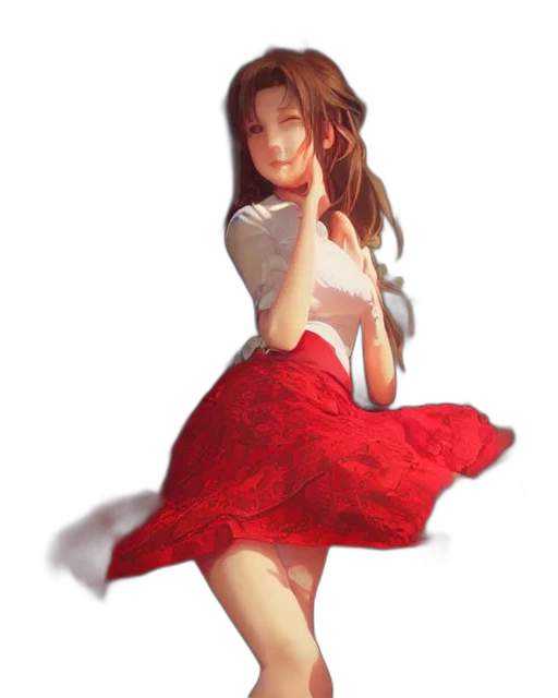 dress, photorealistic, 3d render, concept art transparent PNG cut-out