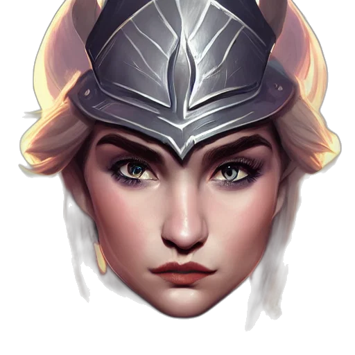 crown, face, hat, fantasy art transparent PNG cut-out