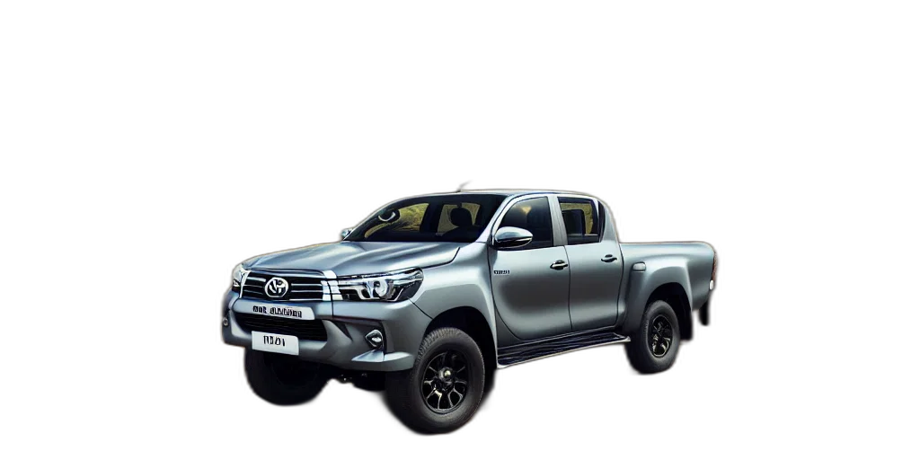 photorealistic, 3d render, toyota, hilux transparent PNG cut-out