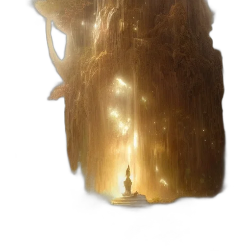 crown, dragon, tree, creature, fantasy art, concept art, photorealistic, 3d render transparent PNG cut-out