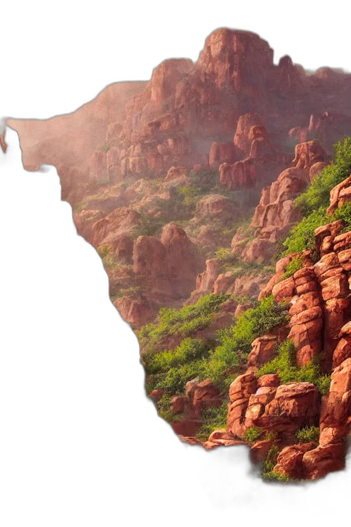 photorealistic, concept art, beautiful, utah transparent PNG cut-out