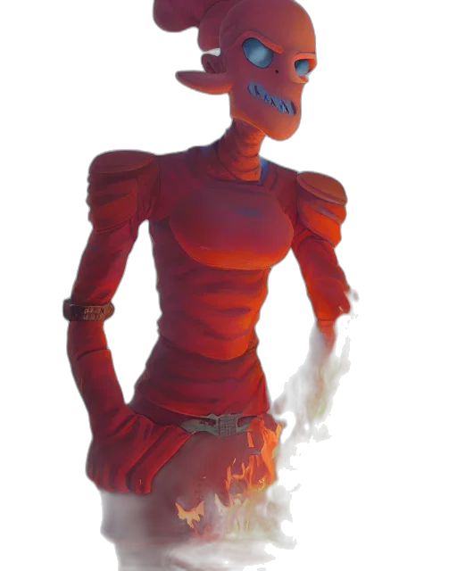 robot, mask, creature, staff, concept art, 3d render, fantasy art, comic book art transparent PNG cut-out