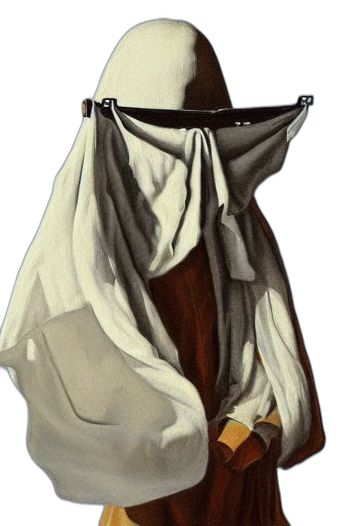 jacket, hat, mask, dress transparent PNG cut-out