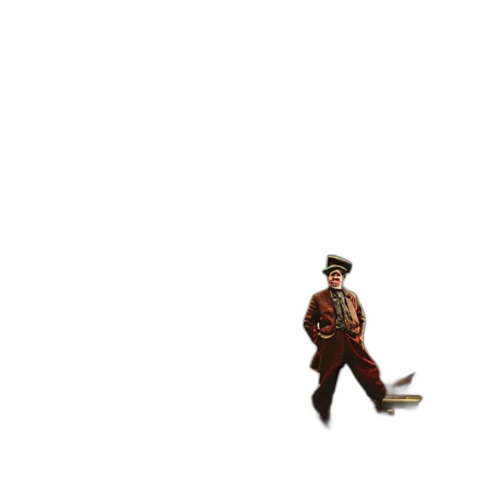 hat, staff, robot, animal transparent PNG cut-out