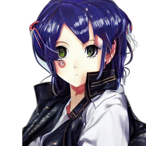 jacket, face, staff, crown, anime, photorealistic, pixel art, watercolor transparent PNG cut-out
