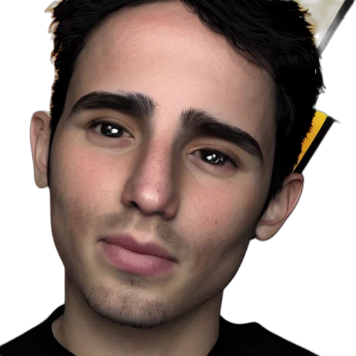 face, staff, hat, hair transparent PNG cut-out
