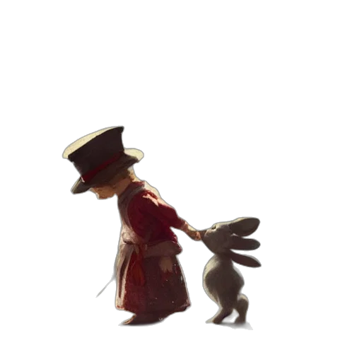 staff, hat, robot, creature, concept art, 3d render, pixel art, fantasy art transparent PNG cut-out