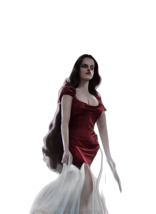 dress, concept art, 3d render, fantasy art transparent PNG cut-out