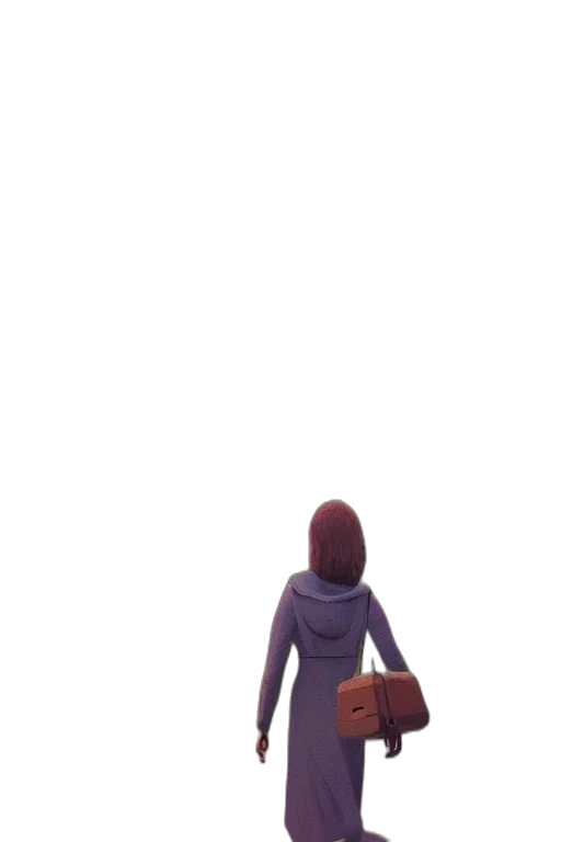dress, robot, staff, creature, 3d render, concept art, comic book art, anime transparent PNG cut-out