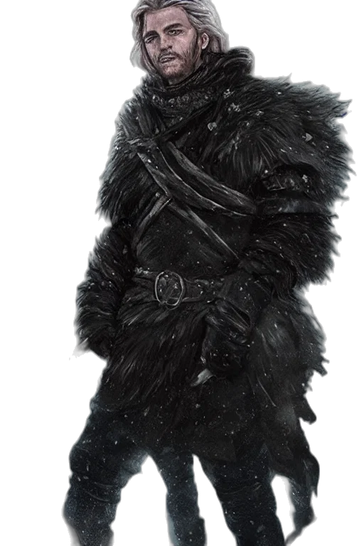 jacket, staff, dress, dragon transparent PNG cut-out