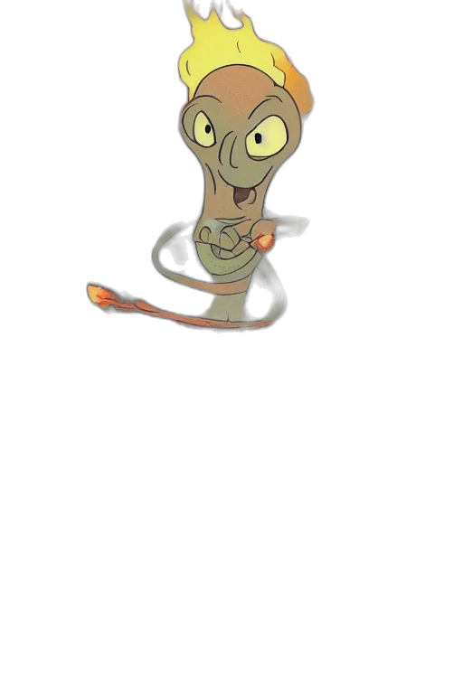 staff, creature, weapon, mask, concept art, 3d render, cartoon, fantasy art transparent PNG cut-out