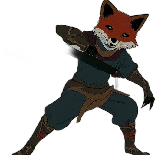 mask, animal, staff, weapon, concept art, fantasy art, 3d render, pixel art transparent PNG cut-out