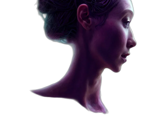 face, crown, mask, jewelry, photorealistic, concept art, fantasy art, 3d render transparent PNG cut-out