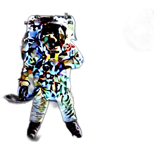 robot, jacket, animal, staff, 3d render, pixel art, concept art, comic book art transparent PNG cut-out
