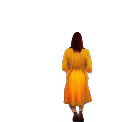 dress, jacket, hair, creature transparent PNG cut-out