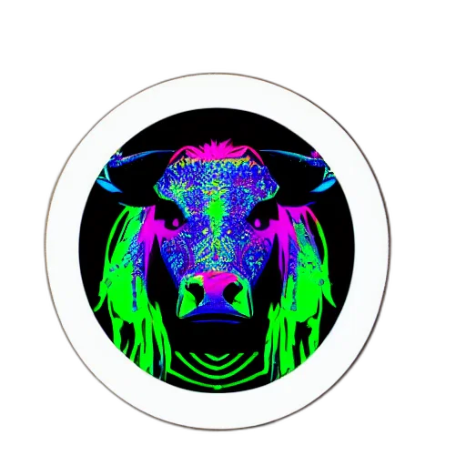 animal, mask, face, vaporwave transparent PNG cut-out