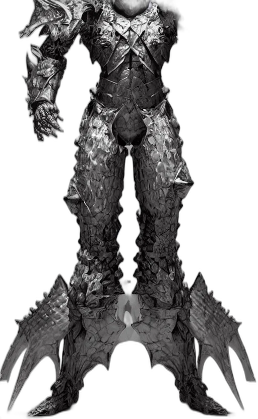 dragon, creature, robot, sword transparent PNG cut-out