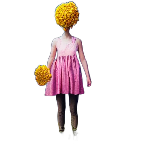dress, hair, jacket, food transparent PNG cut-out