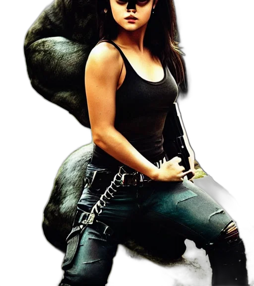 concept art, comic book art, photorealistic, 3d render, badass, photo, tough, looking transparent PNG cut-out