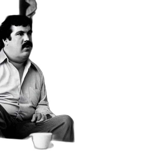 staff, furniture, food, animal, photorealistic, photo, pablo, escobar transparent PNG cut-out