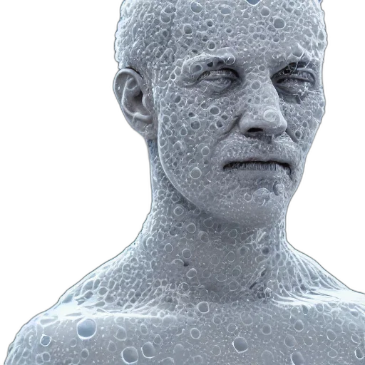 face, mask, robot, creature transparent PNG cut-out