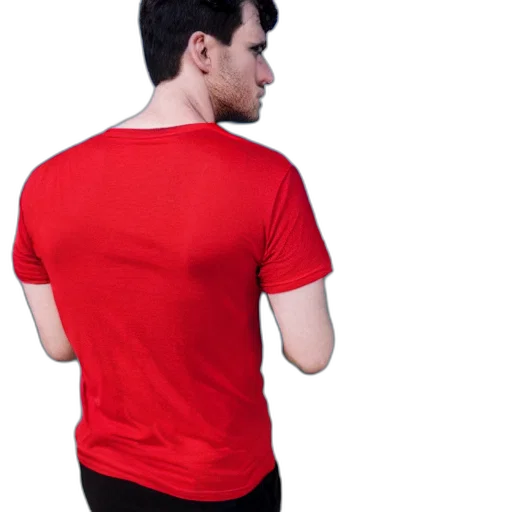 jacket, dress, staff, 3d render, photorealistic, concept art, red, guy transparent PNG cut-out
