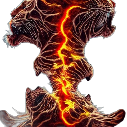 dragon, animal, creature, hair, fantasy art, concept art, comic book art, photorealistic transparent PNG cut-out