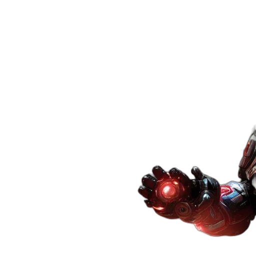 robot, weapon, mask, 3d render transparent PNG cut-out