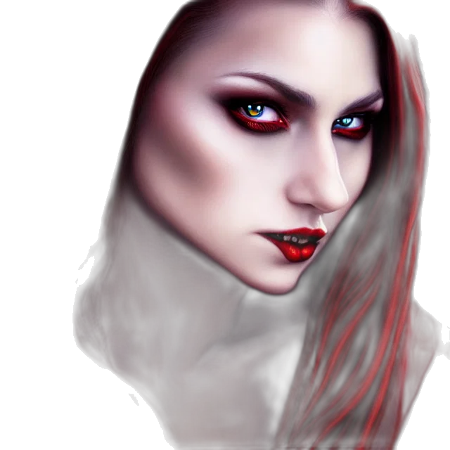 face, mask, creature, fantasy art, photorealistic, concept art, 3d render, red transparent PNG cut-out
