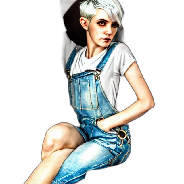 photorealistic, concept art, cartoon, comic book art, blue, full, body, pose transparent PNG cut-out