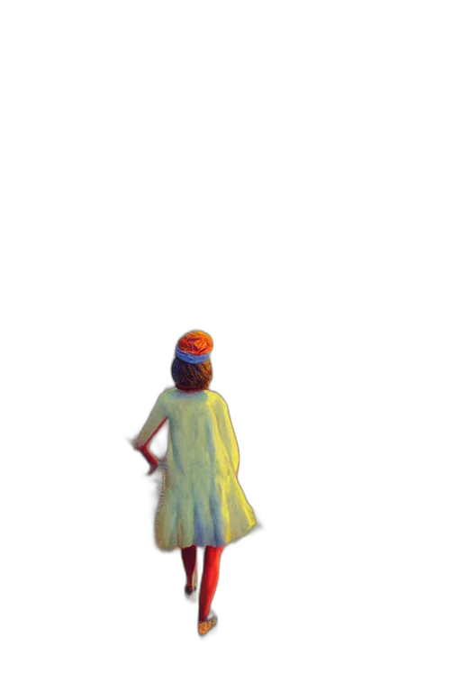 dress, hat, umbrella, robot, 3d render, pixel art, concept art, oil painting transparent PNG cut-out