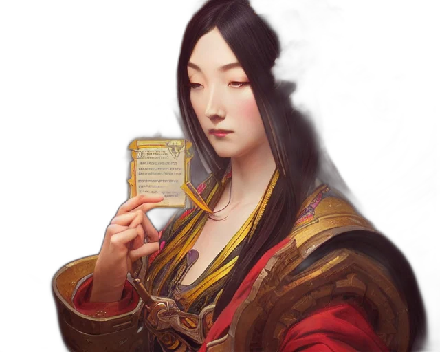 staff, face, jewelry, dragon, fantasy art, concept art, photorealistic, oil painting transparent PNG cut-out