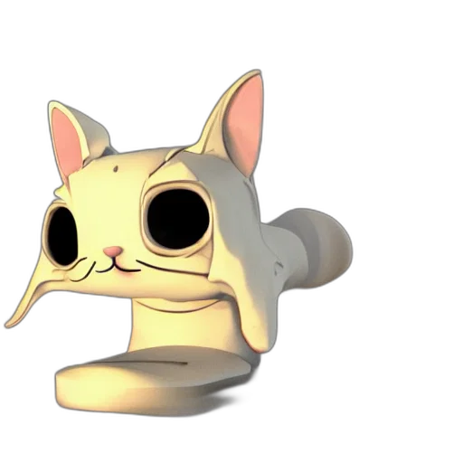 animal, creature, mask, staff, 3d render, concept art, pixel art, photorealistic transparent PNG cut-out
